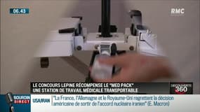 "Cela permet de mettre en place deux plateaux de travail de la taille d'une feuille A4 (...) Nous essayons vraiment d’améliorer les conditions d'intervention"