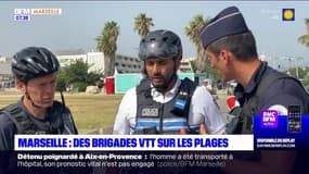 Des brigades de police en VTT mises en place le long des plages à Marseille