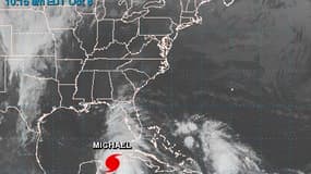 L'ouragan Michael à l'approche des Etats-Unis, ce lundi