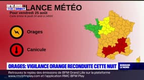 Orages: les Hauts-de-France placés en vigilance orange pour vendredi matin