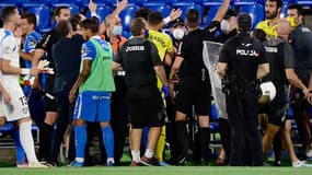 Fin de match très tendue entre Getafe et Villarreal
