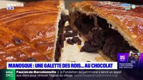 Manoque: une galette des rois au chocolat