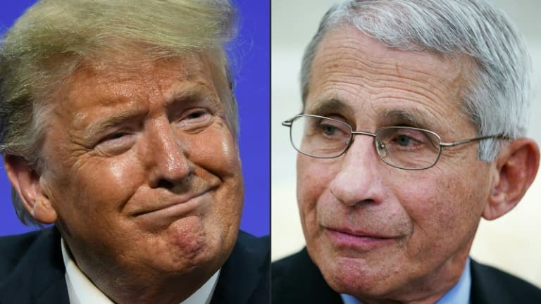 Donald Trump et Anthony Fauci, qui au début de la pandémie se parlaient tous les jours, ne se sont plus vus en tête à tête depuis début juin