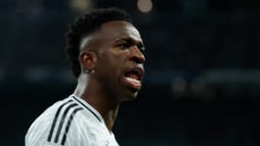 Vinicius lors du Clasico entre le Real Madrid et le FC Barcelone, le 26 octobre 2024.