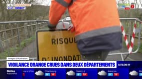 La Seine-Maritime et l'Eure en vigilance orange crue, vigilance vagues-submersion dans la Manche ce mardi