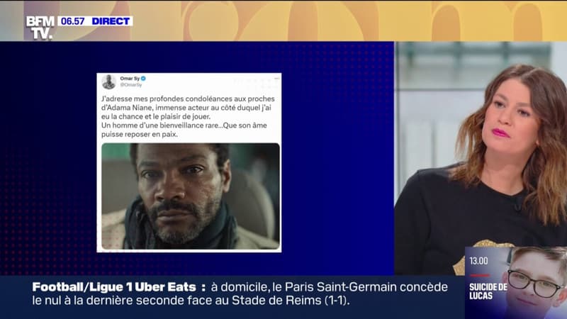 L'acteur Adama Niane, vu dans "L'affaire SK1", "Plus Belle La Vie" et "Lupin", est mort à l'âge de 56 ans