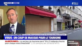 Jean-Baptiste Le moyne annonce que les entreprises du tourisme ont bénéficié de "1,2 milliards de prêts garantis par l'Etat"