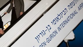 L'aéroport Ben-Gourion de Tel-Aviv a été visé par une roquette du Hamas mardi 22 juillet (Paul J. Richards - AFP)