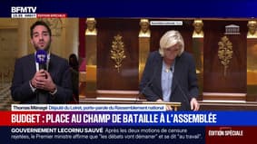 Motions de censure: "L'objectif c'était de censurer et de protéger les Français", assure Thomas Ménagé porte-parole du Rassemblement national