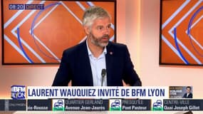 Gestion de la région Auvergne-Rhône-Alpes: "Pour la première fois dans l'histoire de la région, on ne lègue pas de dettes supplémentaires à nos enfants", assure Laurent Wauquiez