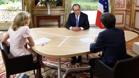 François Hollande, lors de la traditionnelle interview du 14-Juillet.