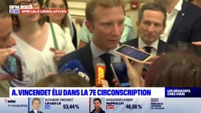 Législatives 2022: "Toute la passion que j'ai mise dans mon mandat de maire, je la mettrai dans mon mandat de député", annonce Alexandre Vincendet, élu dans la 7e circonscription du Rhône