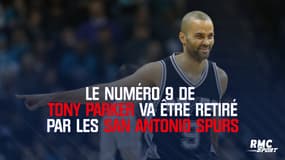 NBA : le numéro 9 de Tony Parker va être retiré par les Spurs