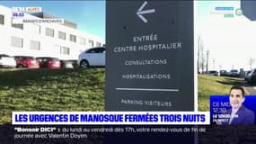 Manosque: les urgences à nouveau fermées pour trois nuits