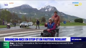 Hautes-Alpes: en autostop jusqu'à Nice pour sensibiliser au handicap