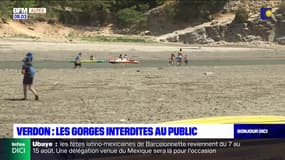 L’accès aux gorges du Verdon fermé sur décision préfectorale