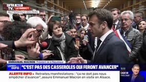 Retraites: "On doit travailler davantage", souligne Emmanuel Macron