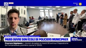 Paris: le centre de formation des policiers municipaux inauguré