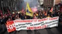 Une manifestation contre la réforme des retraites à Marseille, le 6 février 2020