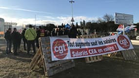 Nouvelle journée de mobilisation au CEA de Cadarache.