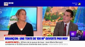 Briançon: Marianne Chaud, bénévole à Tous migrants, revient sur l'installation d'une tente de 100 m² pour accueillir des migrants 