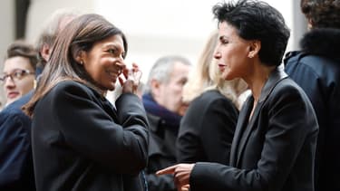 Anne Hidalgo et Rachida Dati, ici en 2016