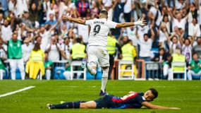 Karim Benzema buteur dans le clasico Real-Barça, le 16 octobre 2022
