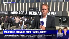 Hommage à Bernard Tapie: Marseille dit adieu au "boss"