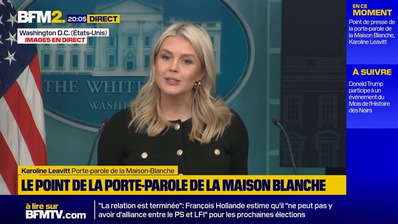 Absence du Vatican au Conseil de Paix de Donald Trump: "Une décision malheureuse", déclare Karoline Leavitt
