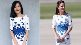 Cette internaute reproduit les tenues de Kate Middleton