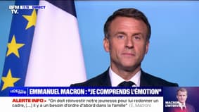 Polémique policière : Emmanuel Macron dit comprendre "émotion" la police, mais "Personne n'est au-dessus des lois"