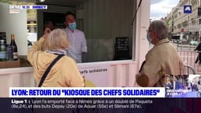 Lyon : retour du "kiosque des chefs solidaires"