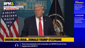 Iran: Donald Trump ne "peut pas dire ce qu'il va se passer dans le futur"