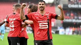 Martin Terrier buteur lors de Rennes-Ajaccio (2-1).