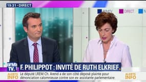 Florian Philippot face à Ruth Elkrief