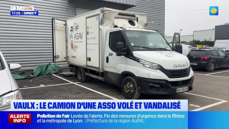 Vaulx-en-Velin: le camion d'une association rempli de colis de Noël volé et vandalisé