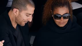 Janet Jackson et Wissam Al Mana à Paris, en octobre 2015
