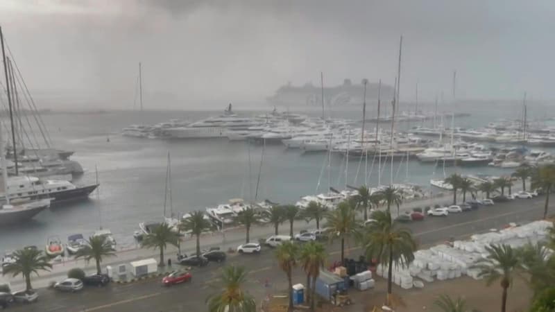 Une forte tempête a frappé l'archipel des Baléares ce dimanche 27 août 2023, ici sur l'île de Majorque. PHOTO D'ILLUSTRATION