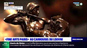 Ouverture du salon "Fine arts Paris" au carrousel du Louvre 