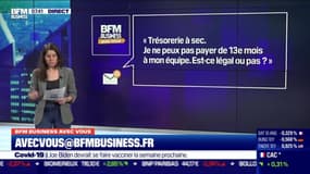 BFM Business avec vous : Est-ce légal de ne pas pouvoir payer le 13ème mois à son équipe ? - 17/12