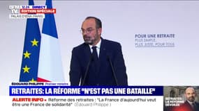 "Le temps du système universel est venu, celui des régimes spéciaux s'achève", déclare Édouard Philippe 