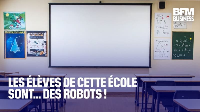 Les élèves de cette école sont... des robots !