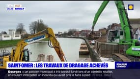 Saint-Omer: les travaux de dragage achevés