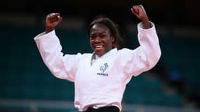 La judoka Clarisse Agbégnénou sacrée championne olympique en -63 kg aux Jeux de Tokyo, le 27 juillet 2021 
