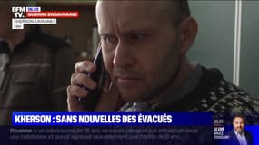Guerre en Ukraine: l'inquiétude des évacués de Kherson, sans nouvelles de leurs proches restés sur place