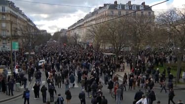 Des milliers de personnes étaient présentes ce mercredi soir dans les rues de Paris, en hommage à Mireille Knoll.