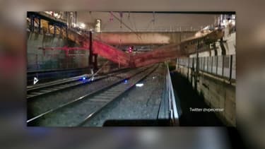Une poutre s'est effondrée sur les voies cette nuit, provoquant l'interruption d'une grande partie du trafic sur le RER C
