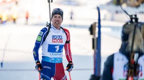 Quentin Fillon-Maillet à Oberhof, le 8 février 2023