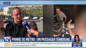 "Ça a été insupportable (…) Les gens sont devenus tendus." Un touriste étranger témoigne de l’incident dans le métro à Paris