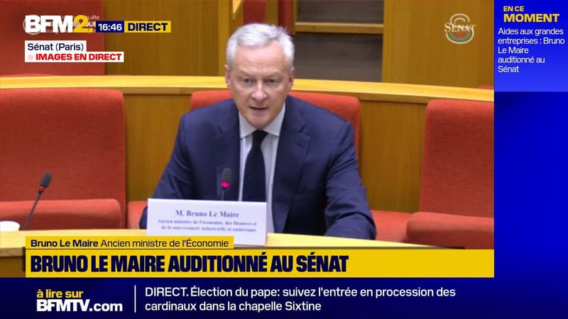 Bruno Le Maire défend l'importance des aides aux entreprises